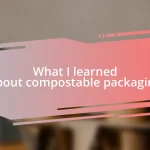 What I learned about compostable packaging